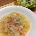 ＊ひなりお＊'s cooksnap of when they made 自由で簡単★コンソメスープパスタ.
