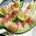 *菜の花*'s cooksnap of when they made メロンの生ハム巻き♡オードブル♫♬.