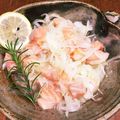 ハッピーマラソン's cooksnap of when they made とろんと柔らかい簡単サーモンマリネ.