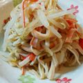 でりーK's cooksnap of when they made もやし、かにかま、辛子マスタード和え.