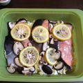 こたにい's cooksnap of when they made シリコンスチーマー鮭の野菜蒸し(麺つゆ).