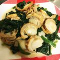 マリーS's cooksnap of when they made ホタテとほうれん草のソテー＊ミルクソース.