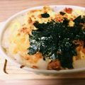 abril20's cooksnap of when they made トロ～★お餅たらこグラタン★ご飯でドリア.