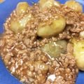 nudist's cooksnap of when they made 里芋のそぼろあんかけ.