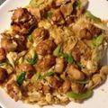 MMMiffy12's cooksnap of when they made 焼き鳥の卵とじ.