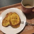 ma_mi0904's cooksnap of when they made 甘さ控えめ！バケットのフレンチトースト♪.
