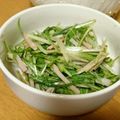 うぅこちゃん's cooksnap of when they made 食物繊維たっぷり！水菜のお浸し、サラダ風.