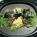 河了貂's cooksnap of when they made ホットプレートde瓦そば.
