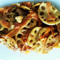 ryo_runes's cooksnap of when they made 蓮根と鶏肉の美肌オイスター炒め.