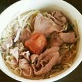とうにゅうまっちゃ's cooksnap of when they made さっぱり梅干し豚しゃぶにゅうめん☆.