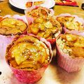 かすみんママちゃん's cooksnap of when they made アップル＆チョコカップケーキ♡.