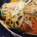 ＊りぬ＊'s cooksnap of when they made 蓮根と水菜のキムチ炒め.