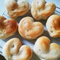 kimrider's cooksnap of when they made ＨＢで♡ハートのいちごミルクパン.