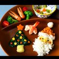 mikamiwa's cooksnap of when they made クリスマスな可愛い離乳食♡♥︎.