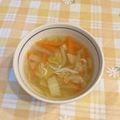 オレンジリング's cooksnap of when they made 残り野菜としらすのスープ.