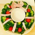 ak33892's cooksnap of when they made クリスマスに♪ブロッコリーのリースサラダ.