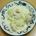 ピーナッツ子♪'s cooksnap of when they made 白菜と鶏肉のクリーム煮♪.