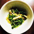 かまめ♪'s cooksnap of when they made 豆苗と油揚げのごまあえ.