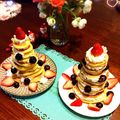belllmama's cooksnap of when they made HMで　クリスマスパンケーキツリー.