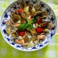 ゆず☆ななみ's cooksnap of when they made ✿あさりとサーモンの酒蒸し＠バジル風味✿.
