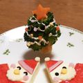 ぽめchan's cooksnap of when they made Xmas☆デコおかず♪ブロッコリーツリー.