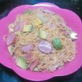さち070105's cooksnap of when they made 簡単わさびアボカドパスタ♪.