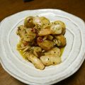 ポキコちゃん's cooksnap of when they made マッシュルームとえびのアヒージョ.