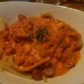 こりんママ8's cooksnap of when they made 自宅で外食気分トマトクリームチーズパスタ.