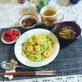 emiiem's cooksnap of when they made アボカドとえびのクリームパスタ.
