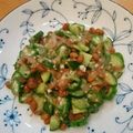 蜜茄子's cooksnap of when they made いつものオクラ納豆に梅を加えて♪.