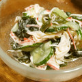 モーリーママ's cooksnap of when they made わかめたっぷりマヨサラダ.