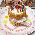 LisaNKMR's cooksnap of when they made 1歳 バースデーケーキ 誕生日.