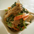 まりち♪'s cooksnap of when they made 法蓮草と白舞茸のピーナツバター胡麻和え.