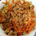 ももpppp's cooksnap of when they made 大根と人参のきんぴら.
