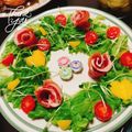 マイポ☆'s cooksnap of when they made クリスマスバージョン⭐️生ハムサラダ.