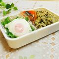 旦那は皿洗い's cooksnap of when they made 水菜♡♥ベーコンエッグ巣ごもり風.