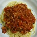 jinko3's cooksnap of when they made スパゲッティミートソース　給食.