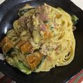 penk0penk0's cooksnap of when they made 豆腐で簡単♡南瓜のクリームパスタ.