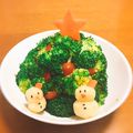 ♡mana's cooksnap of when they made 野菜たっぷりのクリスマスツリー.