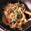 しかちゃん！'s cooksnap of when they made 簡単☆すき焼き風焼きうどん♪.