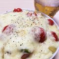ヘタ子's cooksnap of when they made 簡単♫じゃが芋とウィンナーのチーズ焼き☆.