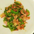 しま★★★'s cooksnap of when they made ピーマンとベーコンのさっと炒め.