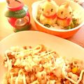 ☆ひろよし☆'s cooksnap of when they made クリスマス★雪だるまサラダ.