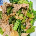 マリアの料理記録日誌's cooksnap of when they made 春の一品♪ 豚肉とかき菜のピリ辛味噌炒め.