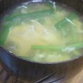 タマトロ's cooksnap of when they made ◇うちの定番◇ニラ玉味噌汁♪.