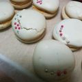 なごみん＊'s cooksnap of when they made 卵白量り不要・゜*節約米粉マカロン*゜・.
