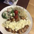 jijimo's cooksnap of when they made 美味すぎる揚げないチキン南蛮.