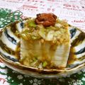 赤い電話's cooksnap of when they made 白ねぎと梅干しの冷奴.