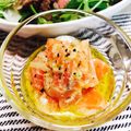 tsujipo's cooksnap of when they made 簡単！☆サーモンとホタテのカルパッチョ☆.