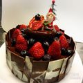 クック9HCIS8☆'s cooksnap of when they made バレンタイン！チョコがけシフォンケーキ♡.